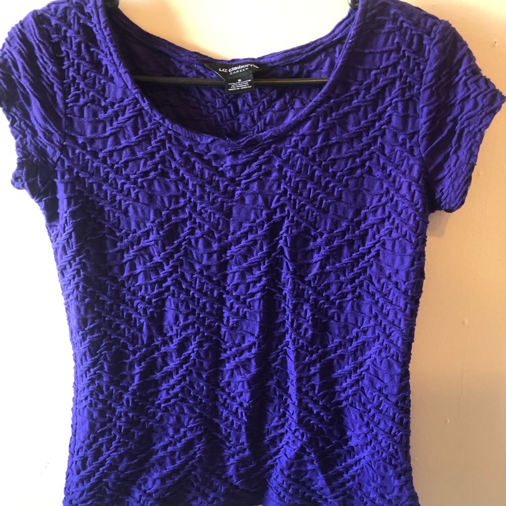 Purple Liz Claiborne Tee.